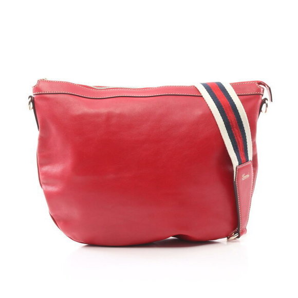 Gucci Leather Shoulder Bag Red - Picture 1 of 7